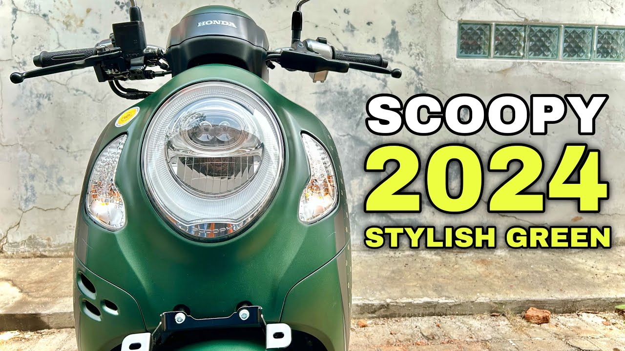 HONDA SCOOPY 2024 STYLISH GREEN