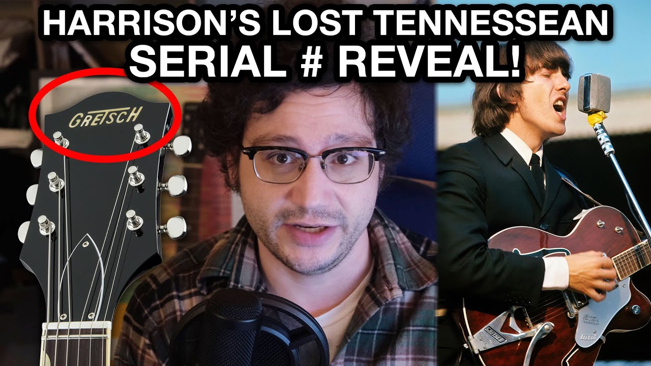 BEATLES MYSTERY SOLVED! George Harrison’s LOST Gretsch Tennessean Serial # REVEALED
