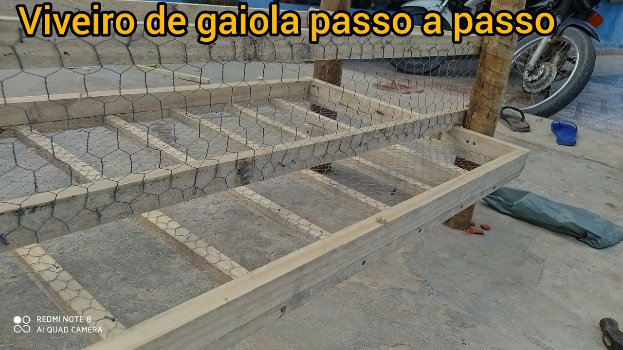 COMO FAZER VIVEIRO PARA CODORNA - PASSO A PASSO