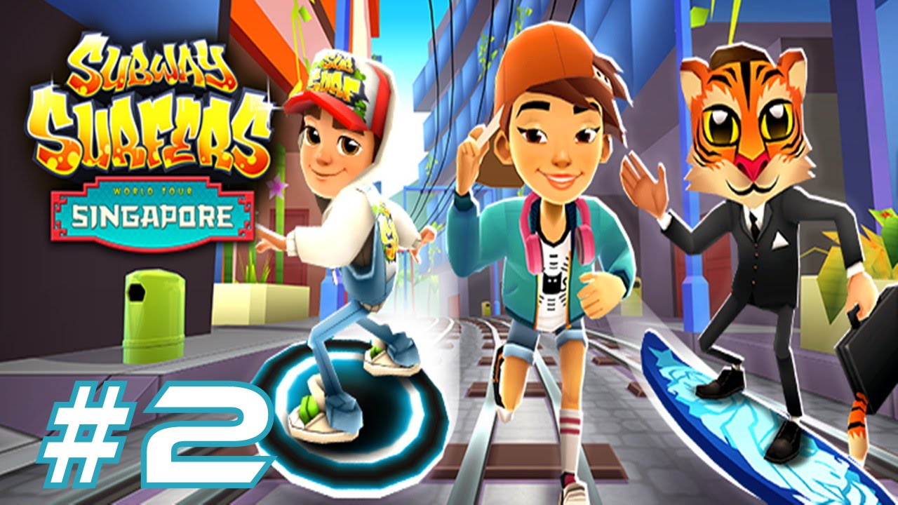 Subway Surfers: Singapore - Samsung Galaxy S7 Edge Gameplay #2