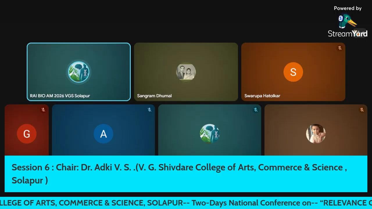 VGS- National Conference - RAI BIO AM-2026   ( Day 2: 10th January 2026)