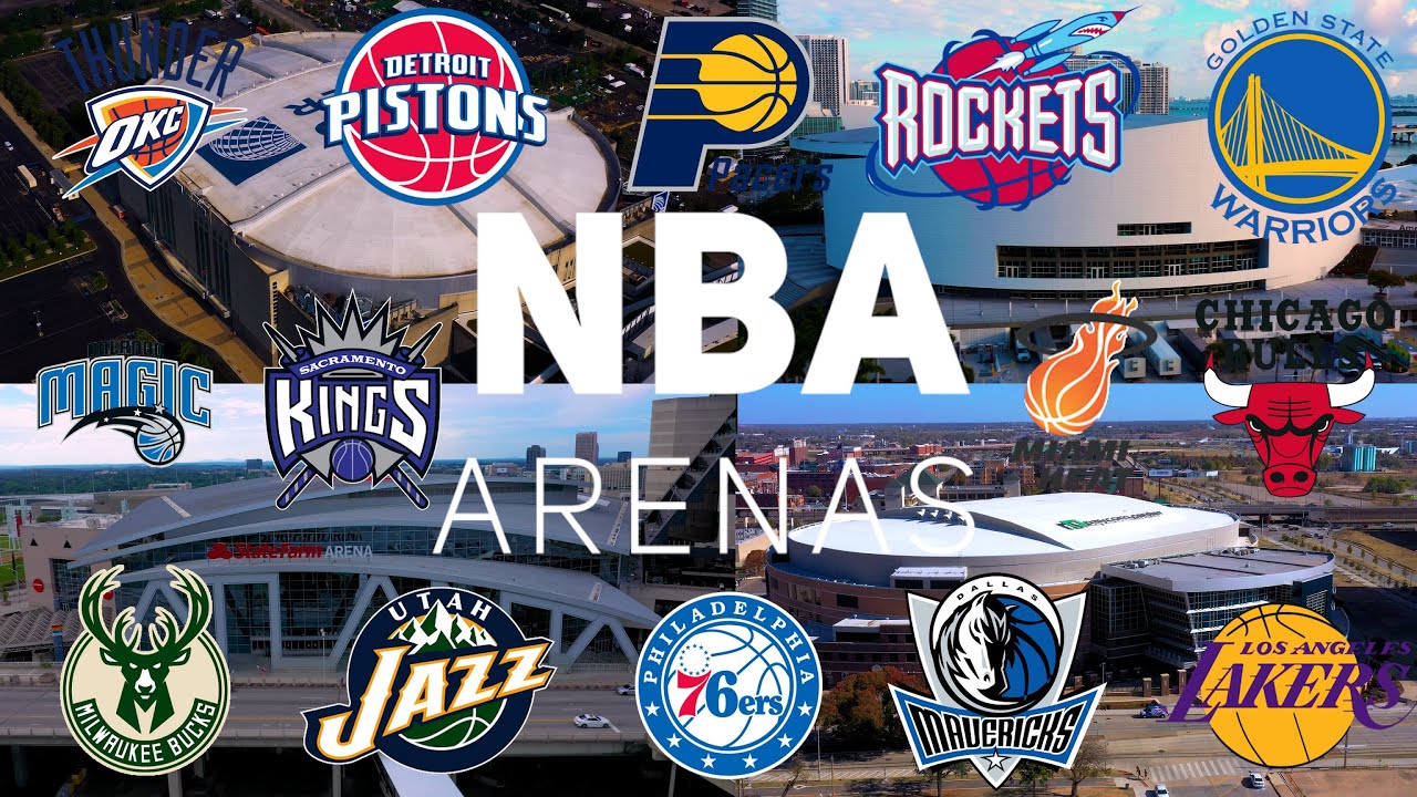 NBA Arenas by drone | Stunning Aerial Footage of NBA locations