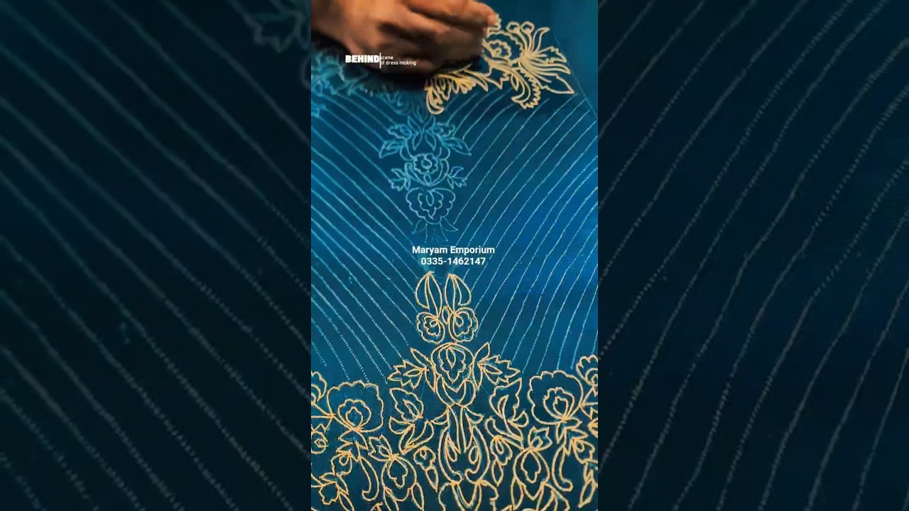 From Thread to Luxury | Handmade Aari Salma Zari Work | Maryam Emporium
