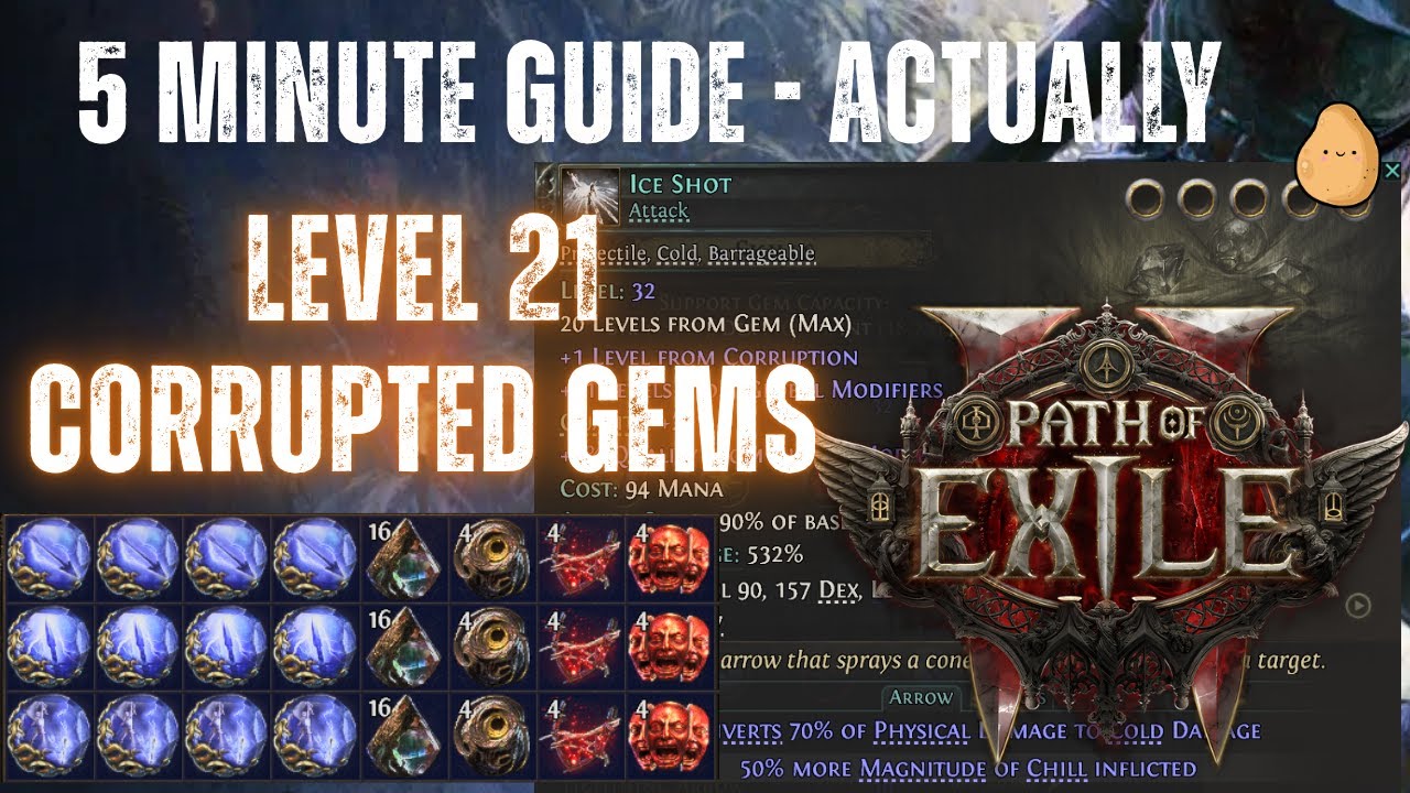 Создание осквернённых камней навыков 21-го уровня — Path of Exile 2 — Лига Бездны Третьего Эдикта
