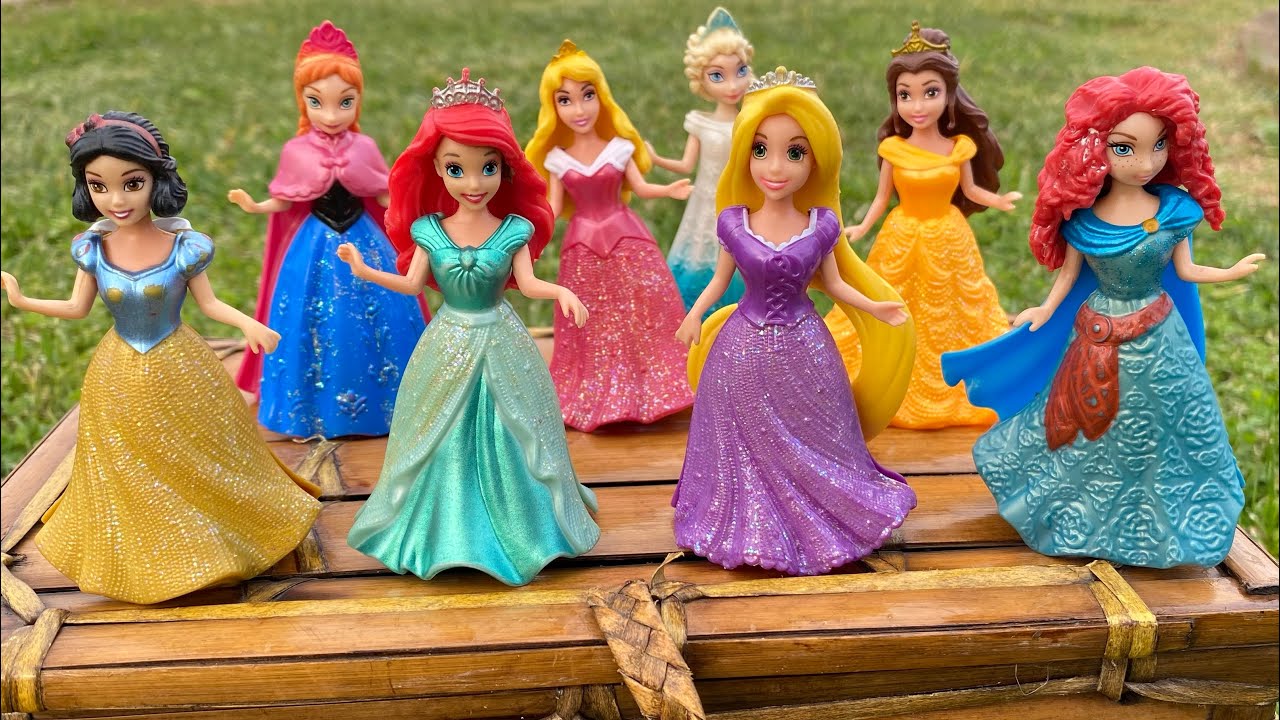 Satisfying ASMR Cleaning! Help Elsa, Anna & Ariel Get Clean Again