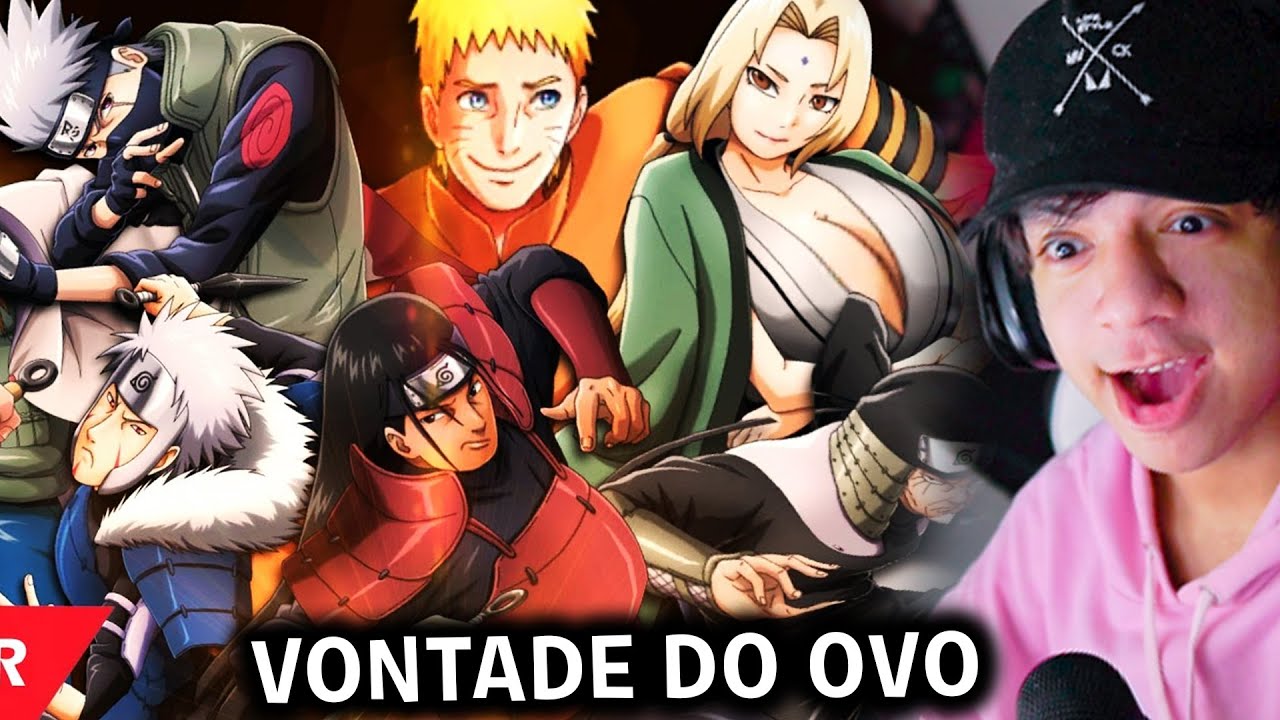 REAGINDO ao RAP DO HOKAGES - VONTADE DO OVO  (TENTE NAO RIR)