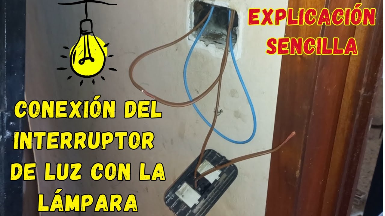 Cómo instalar una llave de luz y lámpara 💡 (muy fácil y rápido) | Avances en mi casa