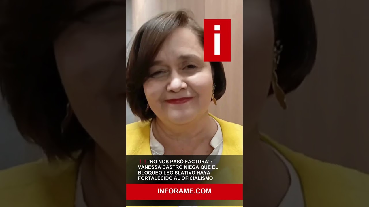 “No nos pasó factura”: Vanessa Castro