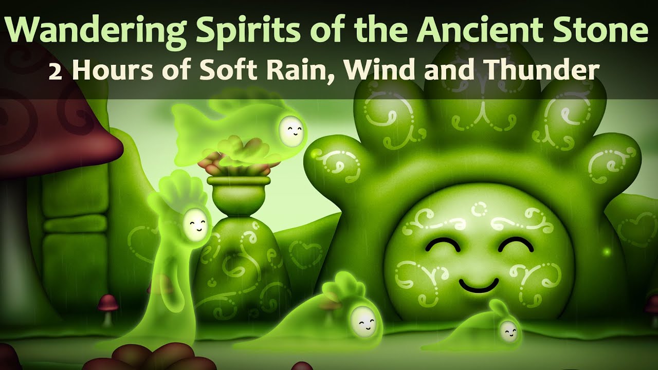 Wandering Spirits of the Ancient Stone | Spirit Forest Rain Ambience