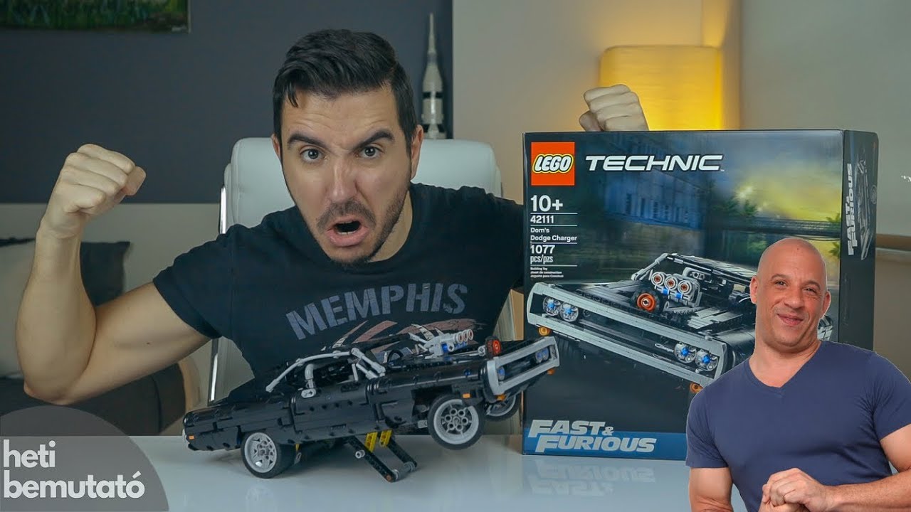 A tsalád barát készlet-lego 42111 Dom's Dodge Charger bemutató👊