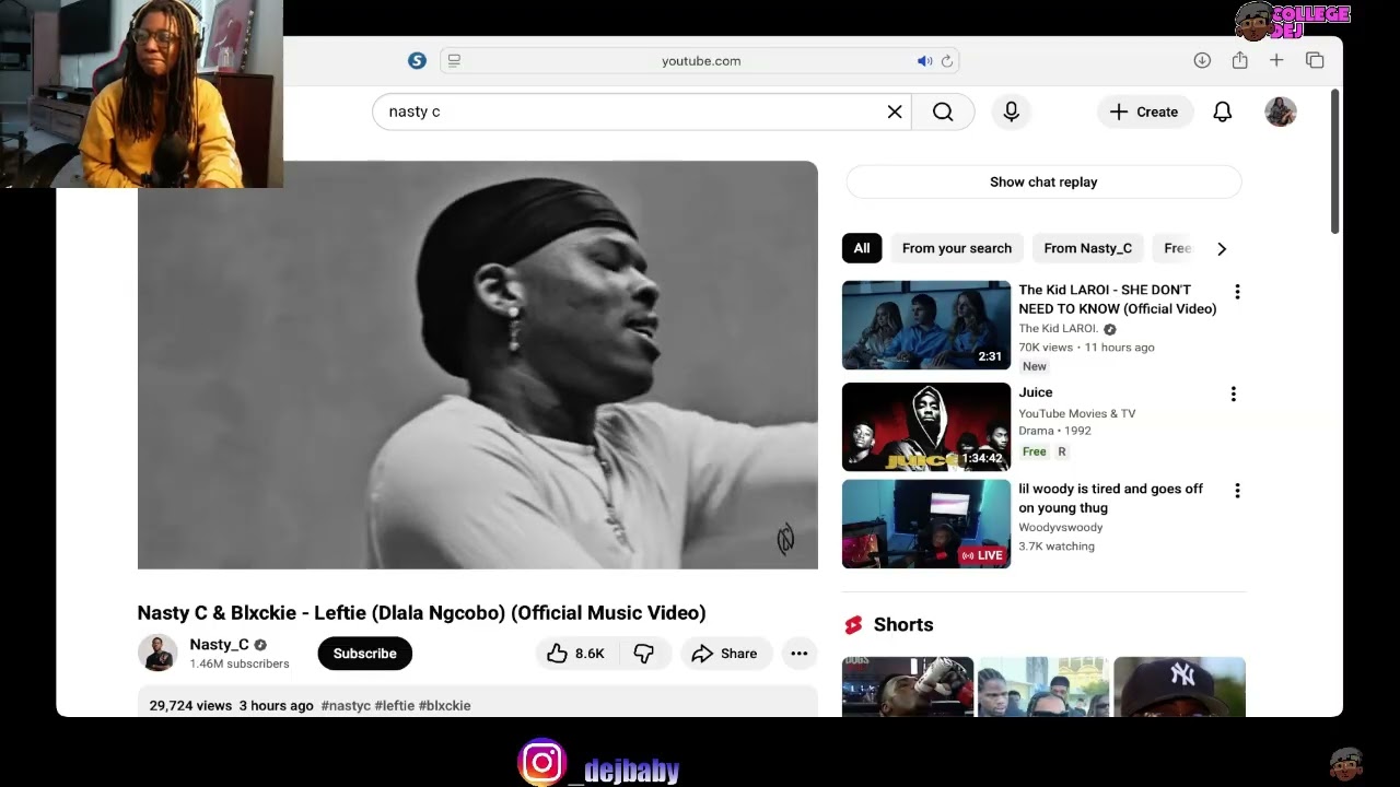 nasty c and blxckie- leftie *reaction*
