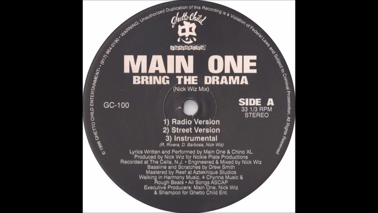 Main One - Bring The drama