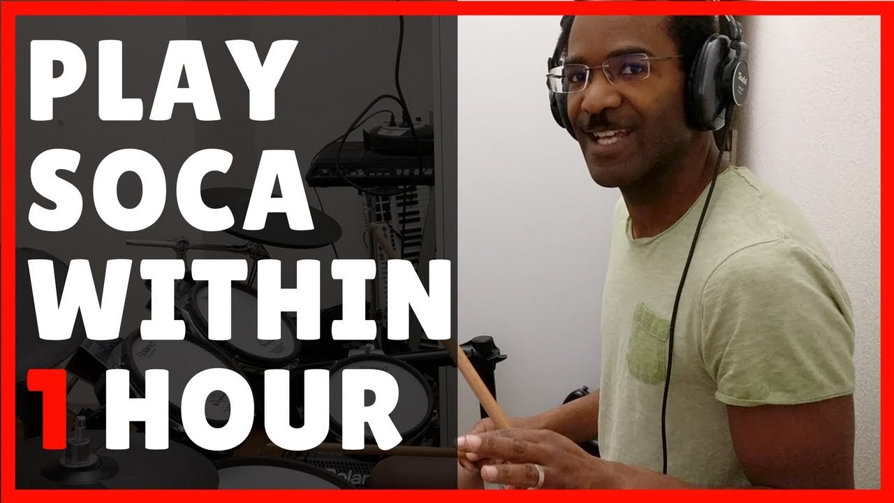 easy drum beat for beginners | start playing soca within 1 hour