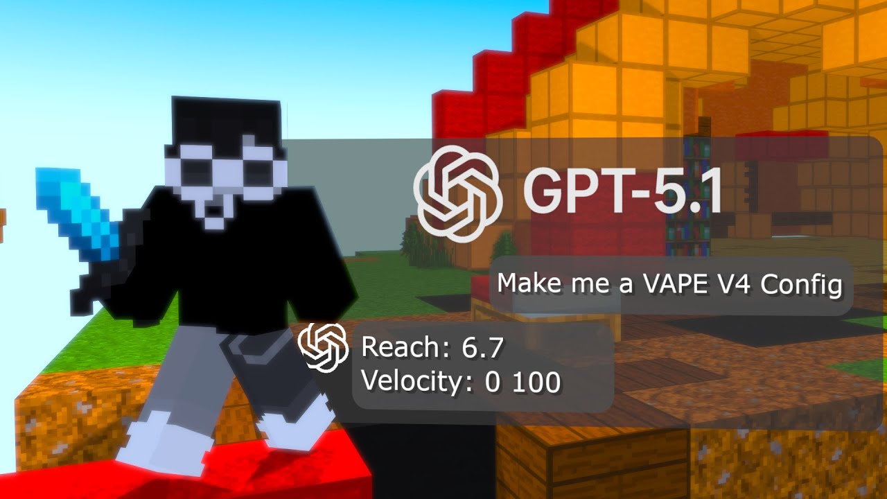 ИИ делает мне конфигурацию Vape V4 (Hypixel Bedwars)