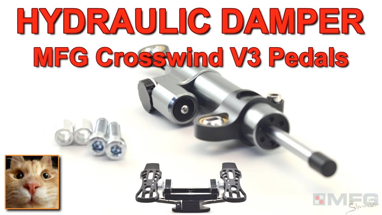 Комплект гидравлического демпфера для педалей руля направления MFG Crosswind V3