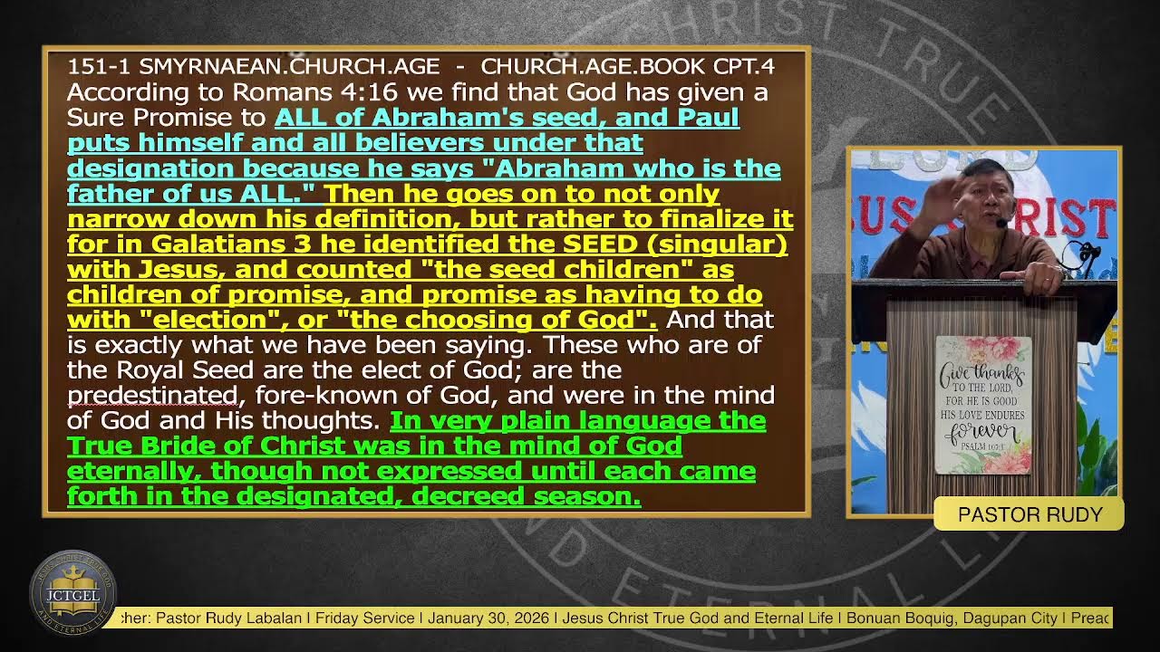 The Destroyer | Divine Service | January 25, 2026 | Preacher: Pastor Rudy Labalan