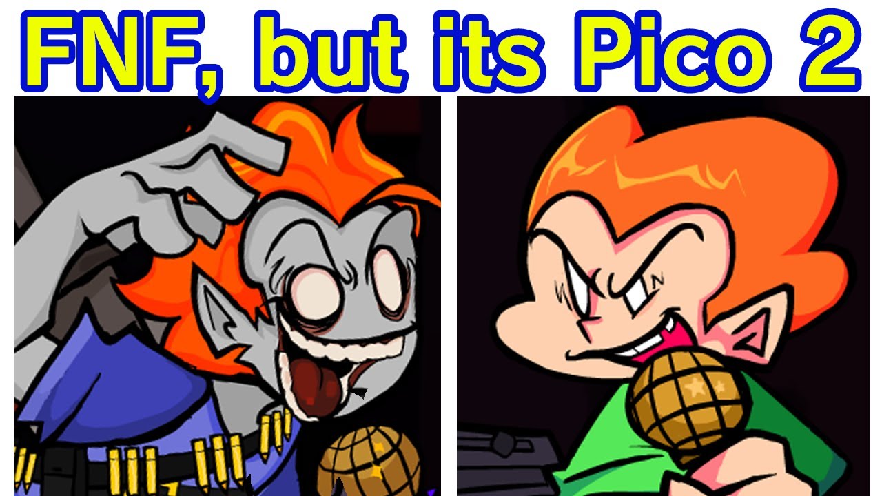 Friday Night Funkin', but It's Pico's School Edition (Pico Vs. Piconjo) Friday Night Shootin' Week 2