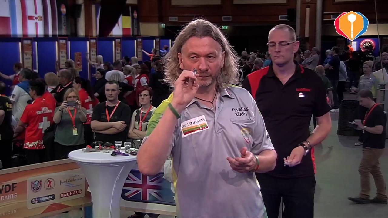 WDF Europe Cup Darts 2016 - Belgium-Lithuania (Men's Teams)