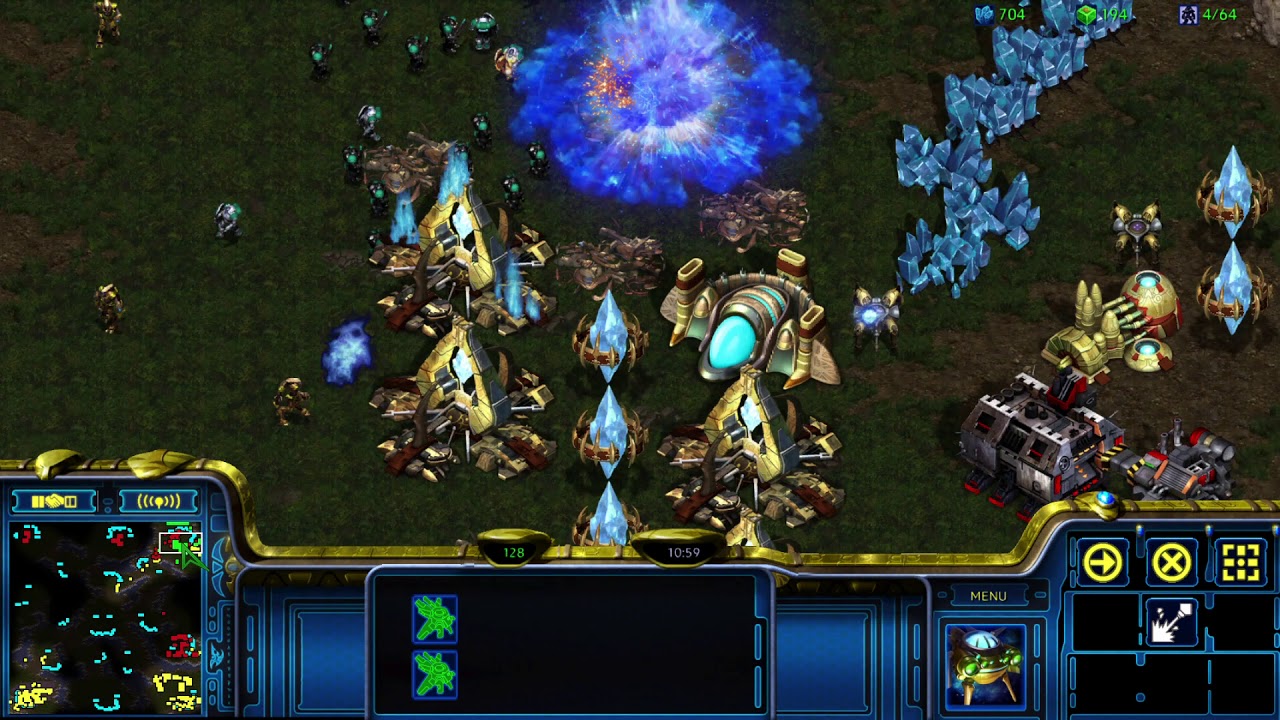 3v3 BGH Big Game Hunters Protoss Gameplay Starcraft Remastered 2019 #22