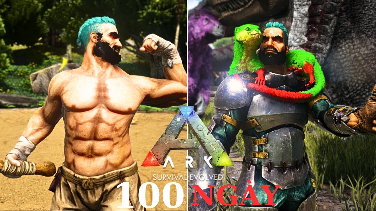 100Ngày Khám phá những bí ẩn vùng đất Khủng long ARK: Survival Evolved [The Island Map] - CabGaming