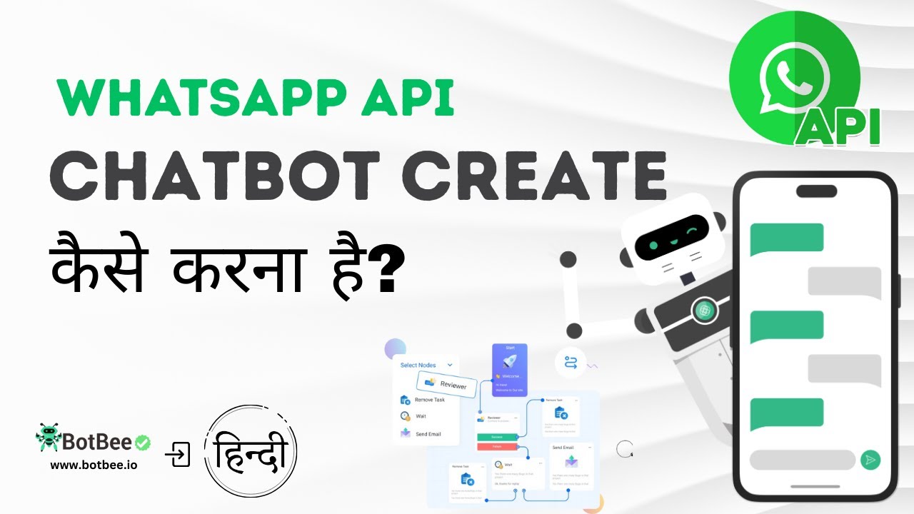 How to Create a WhatsApp Chatbot in BotBee | No Coding | Hindi Tutorial | WhatsApp API Hindi