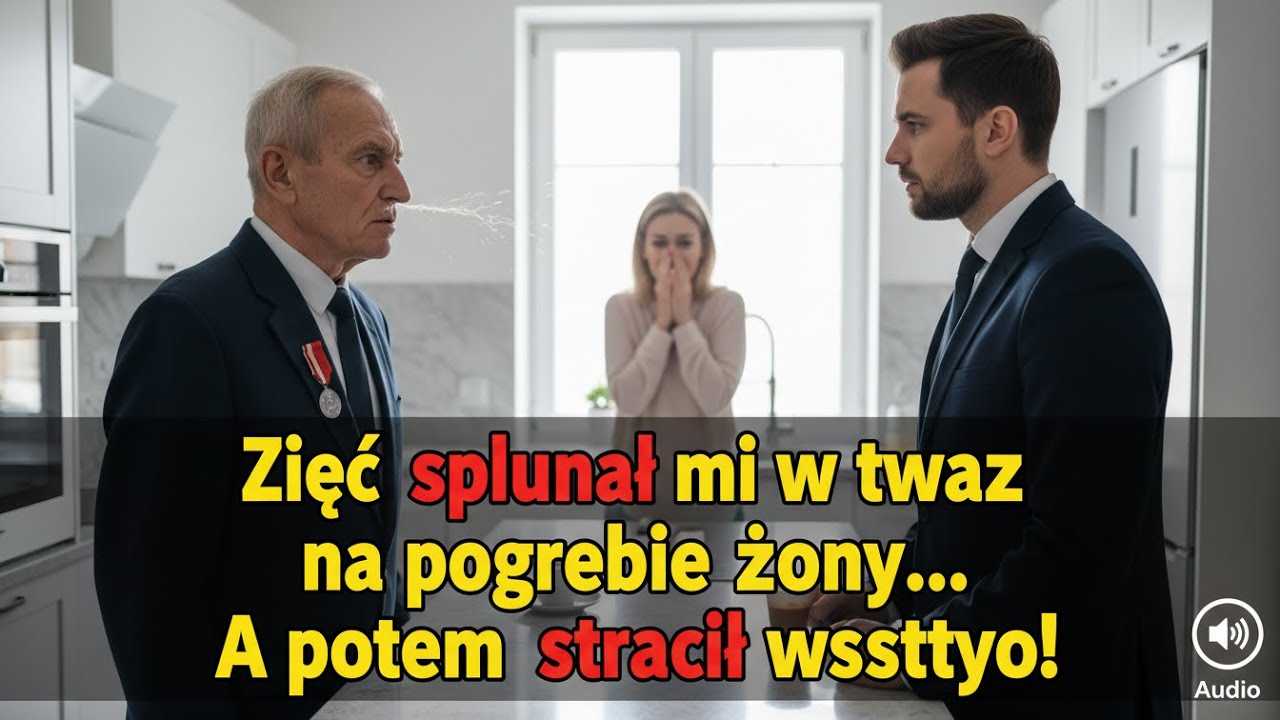 Zięć splunął mu w twarz na pogrzebie żony, a on, cichy weteran, zniszczył imperium zięcia bez...