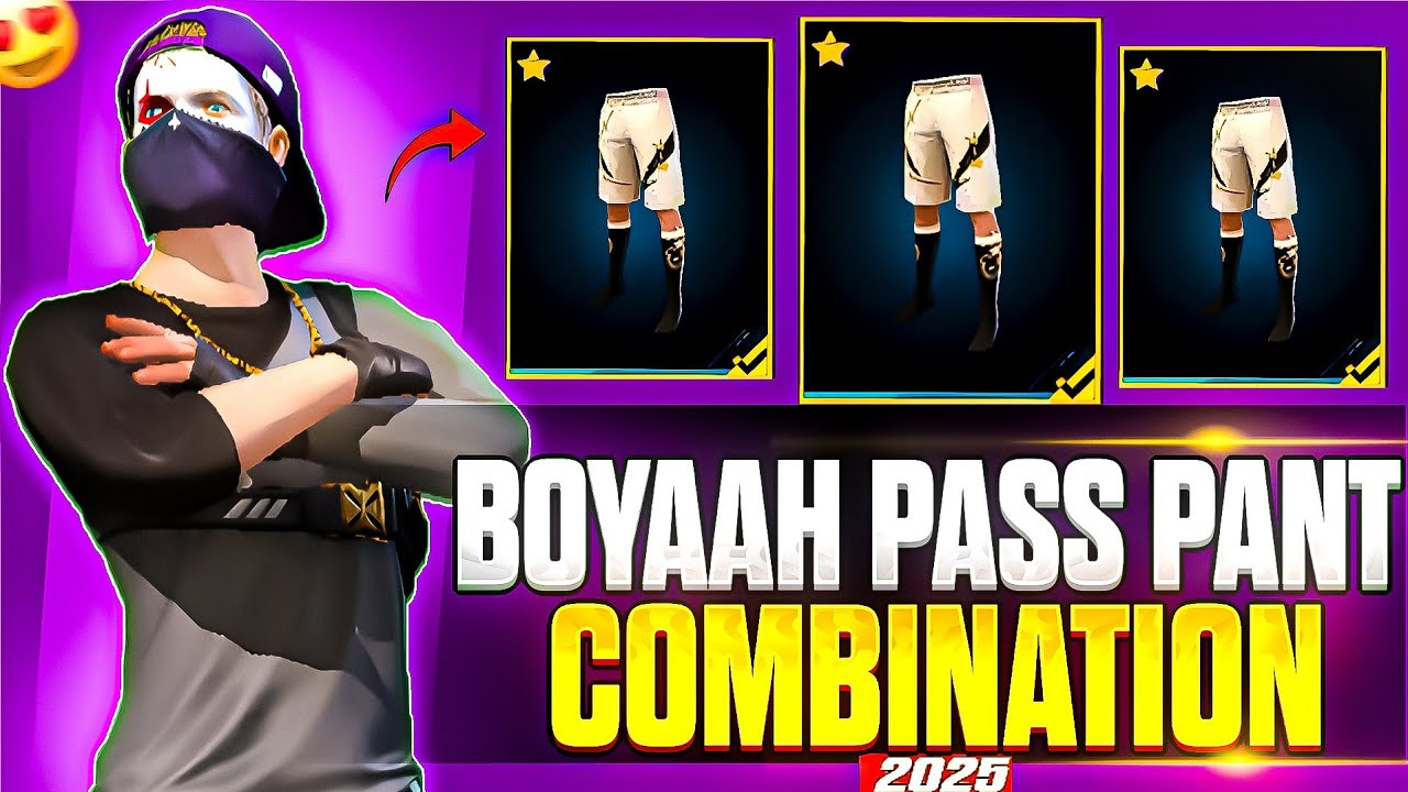New 🤩 Boyaah Pass Pant God Level Dress Combination in Free Fire 🔥 | NO TUP UP DRESS COMBINATION 