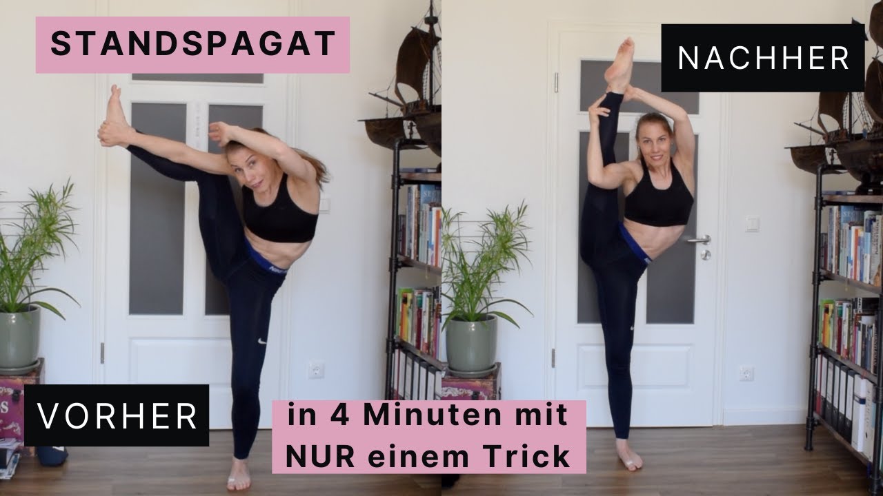 Spagat im Stand - dieser Trick garantiert