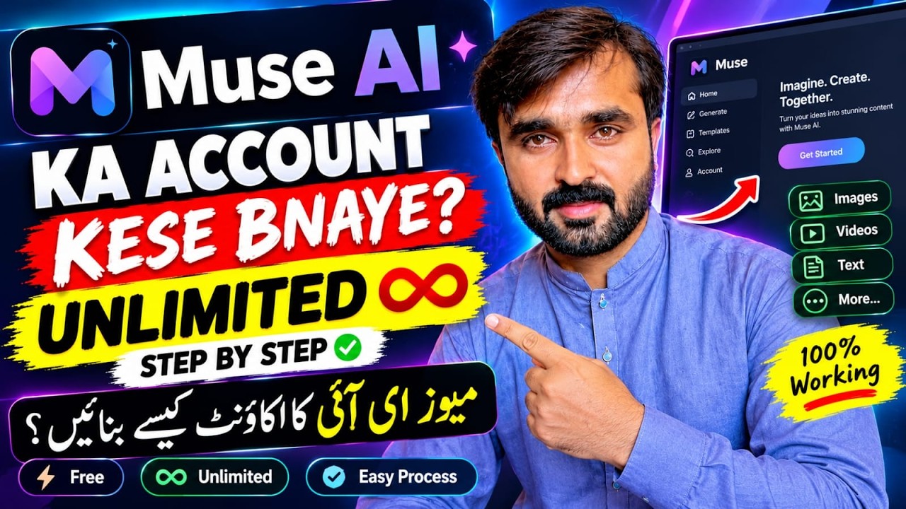 How to Create Unlimted Muse AI Account | Fix Country issue