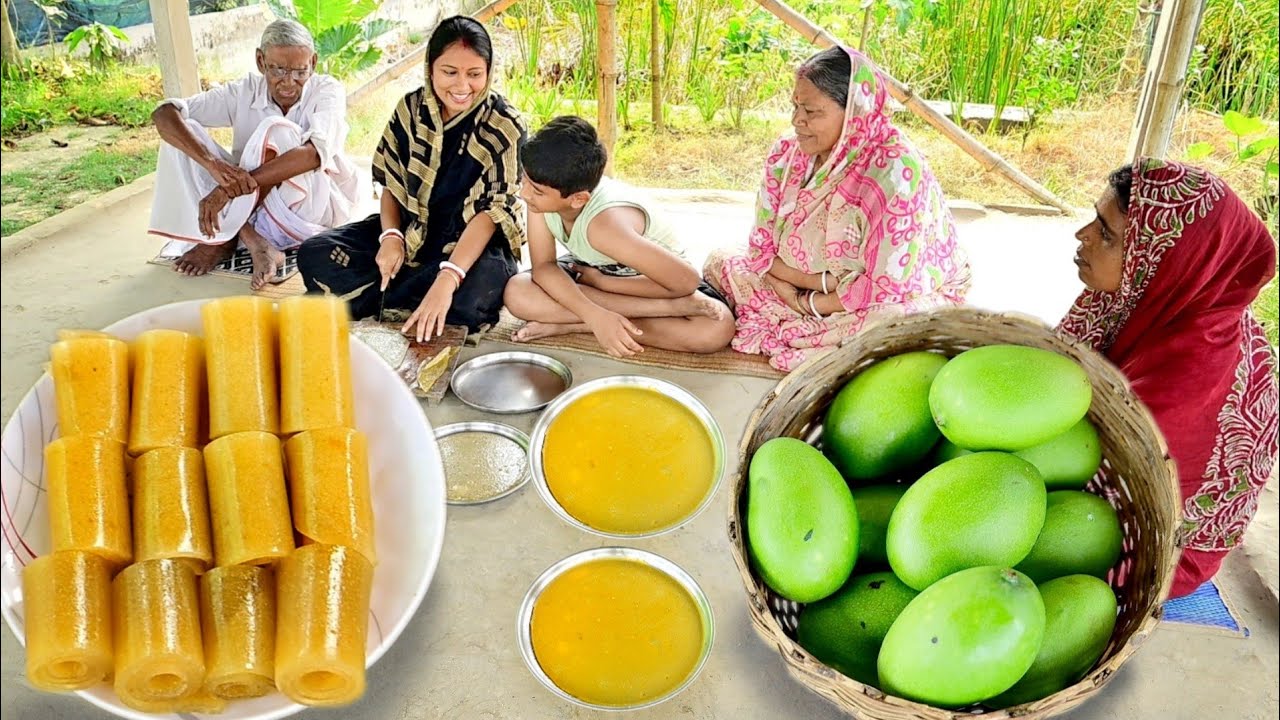 কাঁচা আমের আমসত্ত্ব একবার খেলে মুখে স্বাদ লেগে থাকবে,সারা বছর জুড়ে খাওয়া যাবে || mango pickle