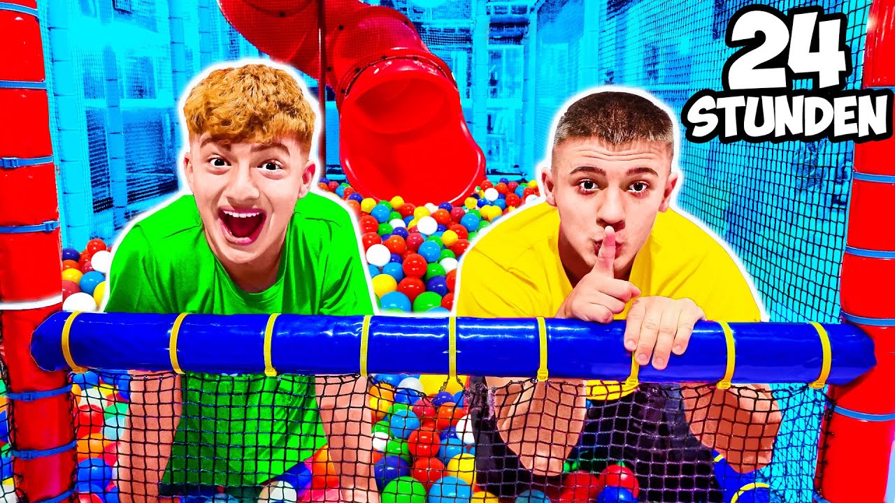 NACHT IM GESCHLOSSENEN INDOORSPIELPLATZ !