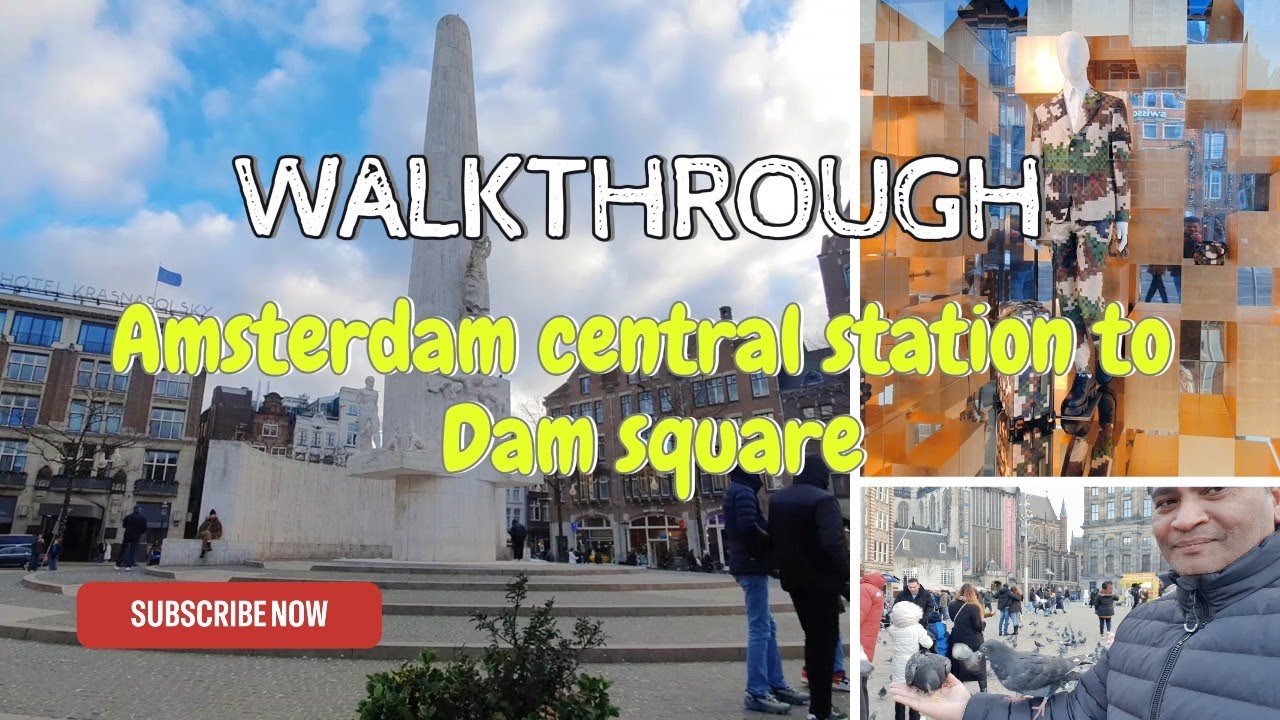 Discover Amsterdam: A City Walk from Central Station to Dam Square | Amsterdam Centrum