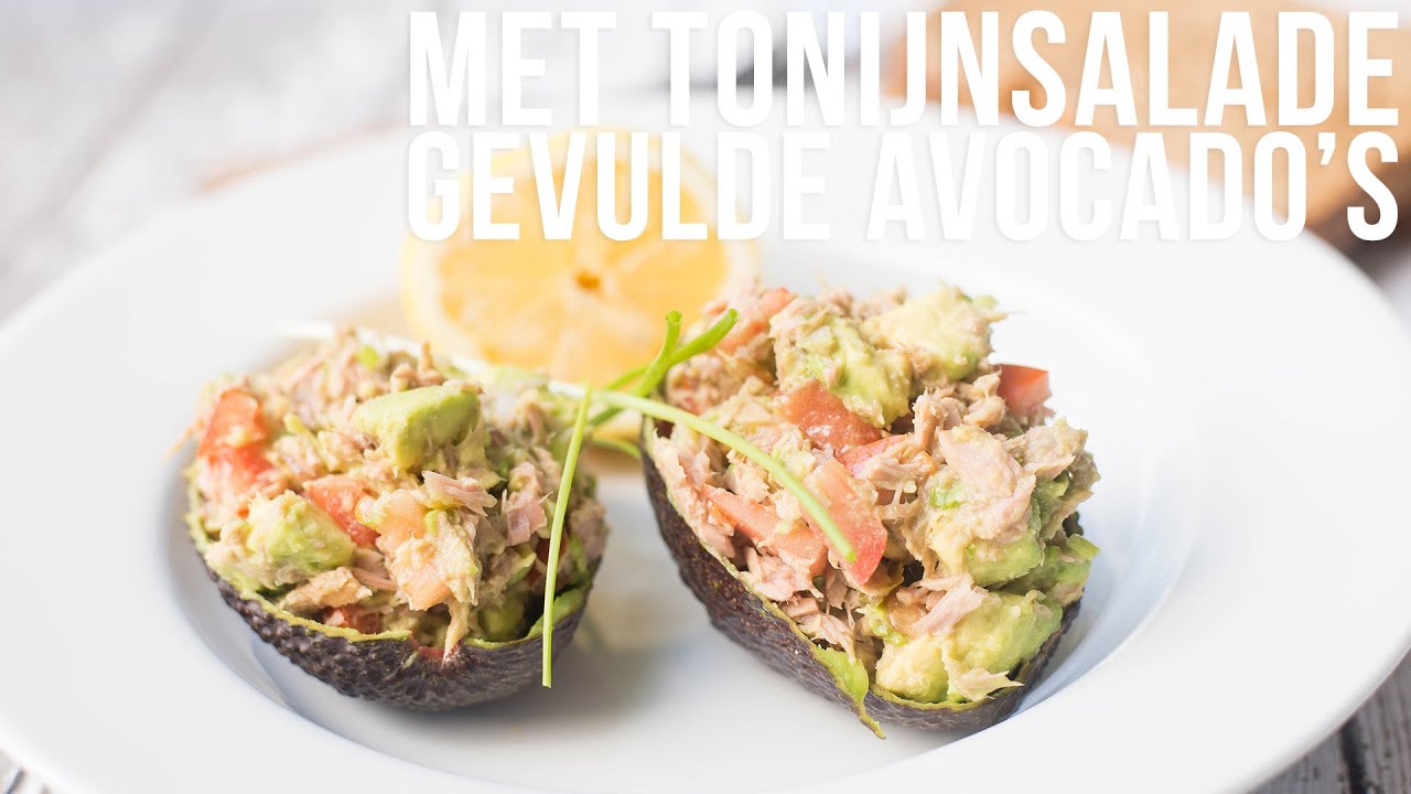 RECEPT: Met tonijnsalade gevulde avocado | OhMyFoodness