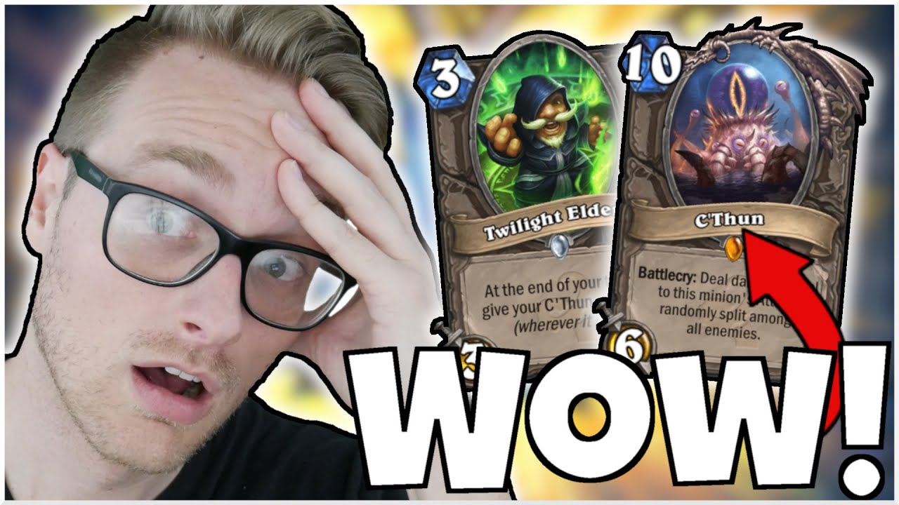 LISTEN CLOSELY! C'THUN Resurrect Priest is INSANE! | Scholomance Academy | Wild Hearthstone