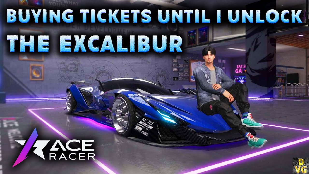 Ace Racer | Buying Tickets until I unlock the EXCALIBUR