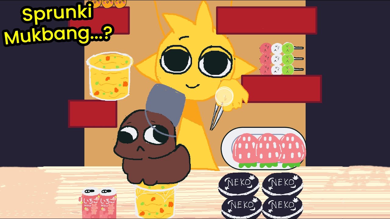 Sprunki, but Mukbang...?