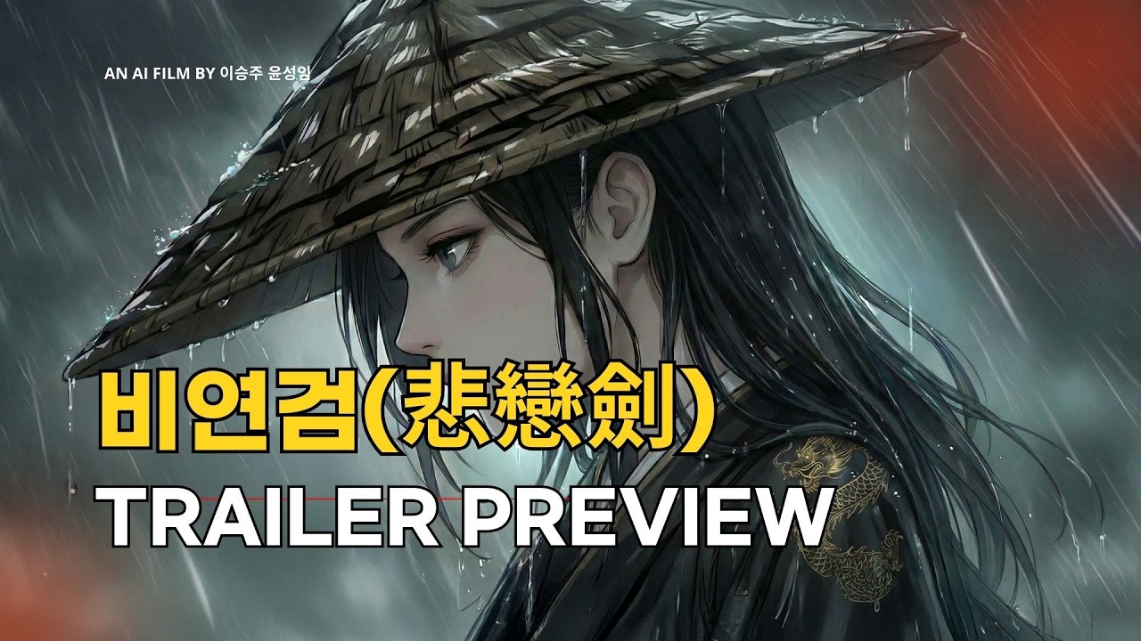 [AI영상] AI Fantasy Romance Animation Trailer - 비연검(悲戀劍): 천년의 맹세