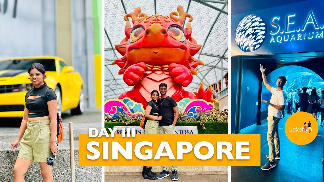 Singapore Day 3 Trailer | Sentosa Island Adventure: SEA Aquarium & Universal Studios Highlights