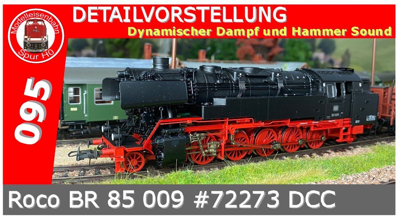 Roco BR 85 009 #72273 DCC, getakteter Rauchgenerator, Kondensator, LED, Sound