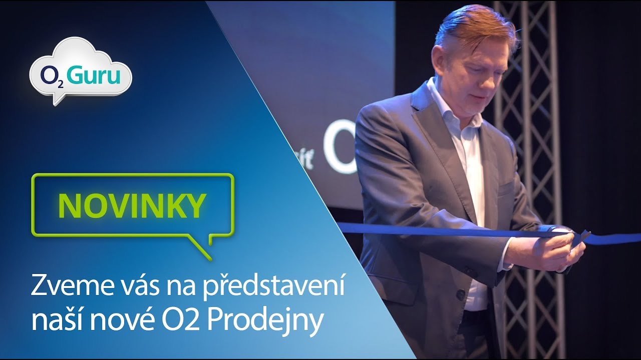 O2 Guru TV: Zveme vás na představení nové O2 Prodejny