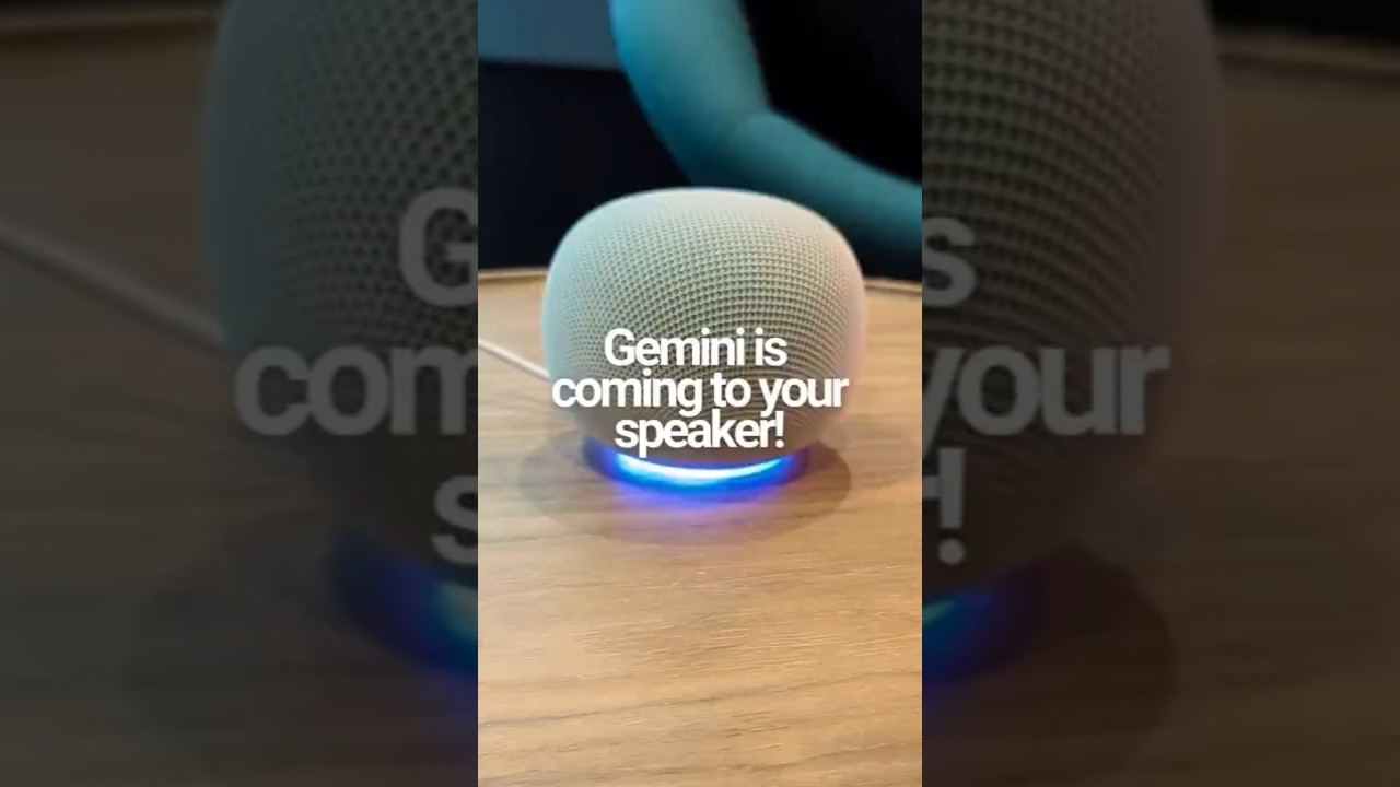 Gemini теперь доступен на вашей колонке Nest... и это НОВАЯ колонка! #smarthome #google #googleho...