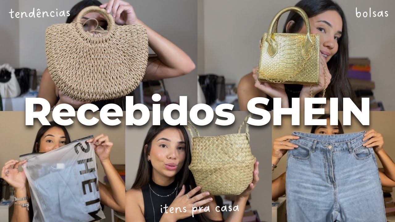 RECEBIDOS SHEIN | BOLSAS, ALFAIATARIA, JEANS, ITENS PRA CASA✨