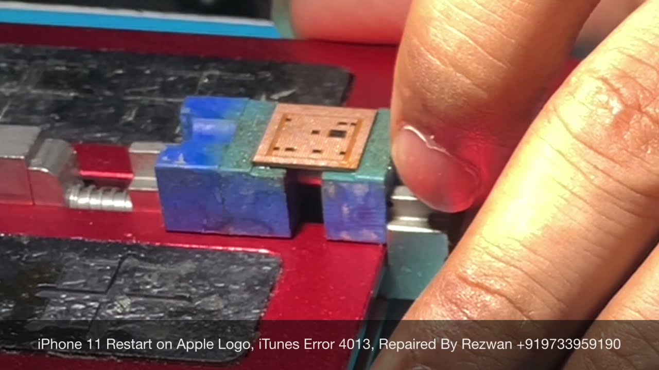 Repair iPhone 11 Restart on Apple Logo, iTunes Error 4013