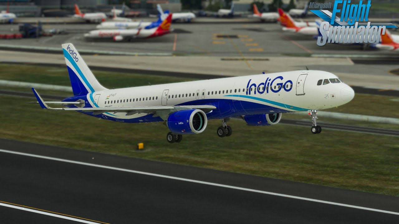 MSFS | Mumbai to Bangalore | Indigo Airlines | Airbus Airbus A321-251NX | VABB - VOBL
