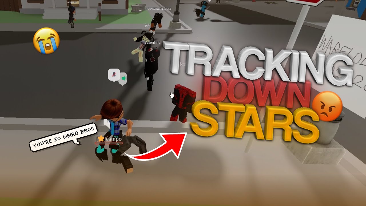 ⭐ Tracking Down Famous STARS as a NOOB! (Da Hood) ⭐