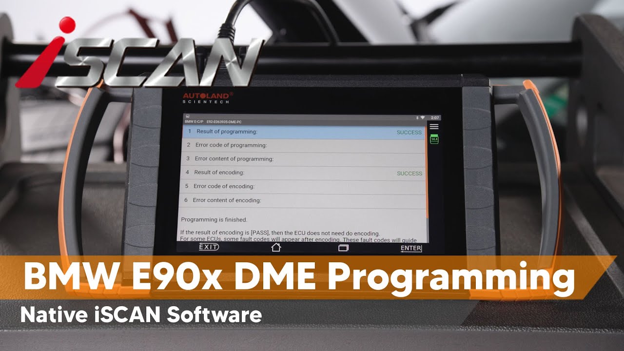 BMW E90 DME Programming - How to Using iSCAN