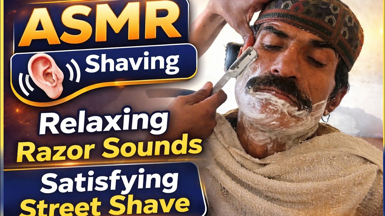 Most Relaxing ASMR Shaving Ever | Satisfying Razor Sounds#ASMR#BooS#