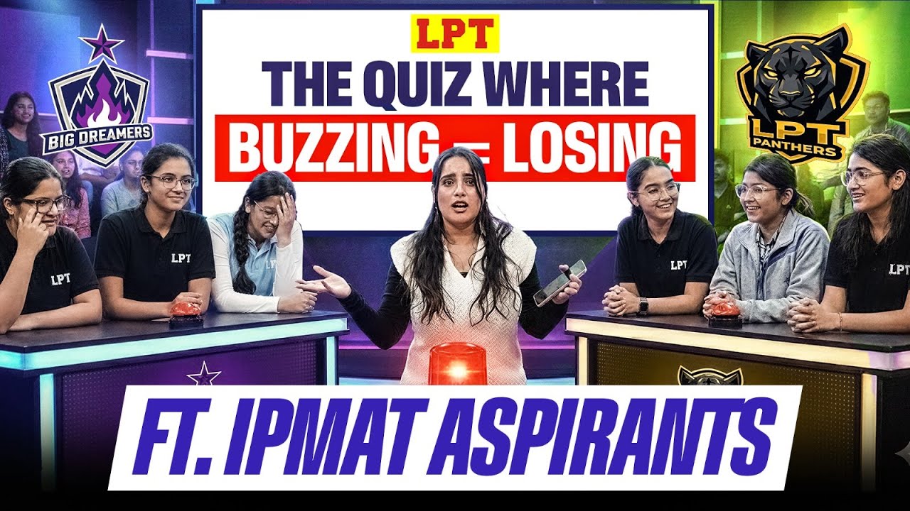 Buzz It & Lose It! 🚨 IPMAT Aspirants Quiz Challenge | Fun, Chaos & Wrong Answers