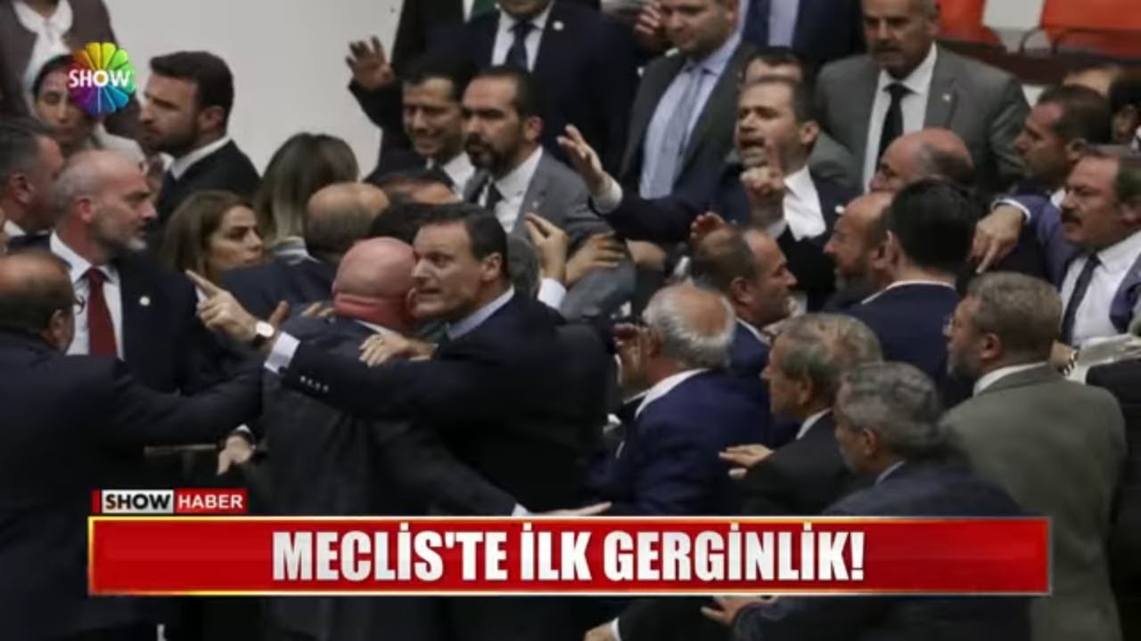 Meclis'te ilk gerginlik!