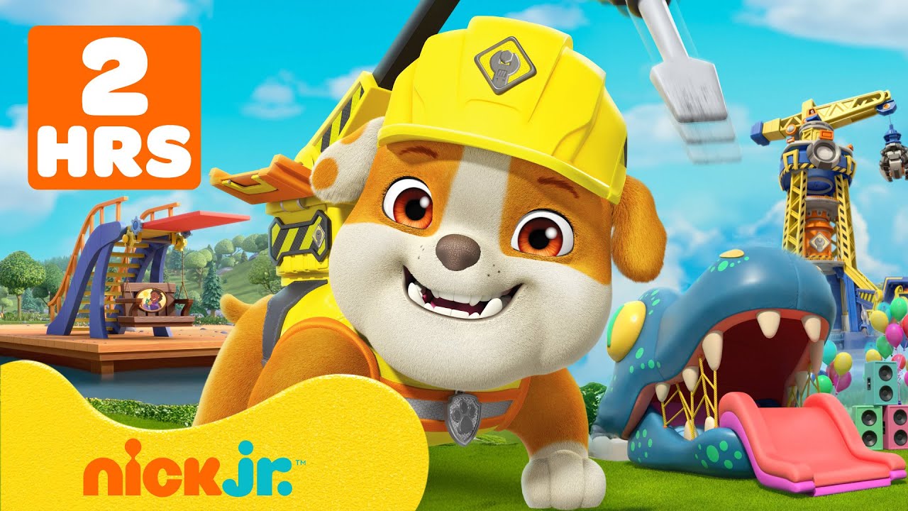 Rubble | As Maiores Construções do Rubble em Angra do Construtor! com Wheeler & Charger | Nick Jr.